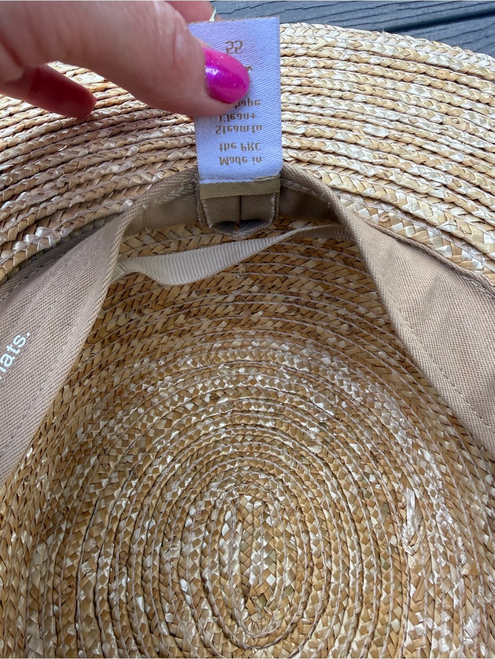 Gigi Pip Capri Straw Hat - Picture 4 of 7